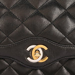 Chanel Single Flap Black Lambskin MMHW
