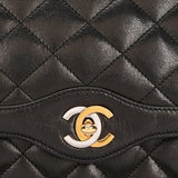Chanel Single Flap Black Lambskin MMHW
