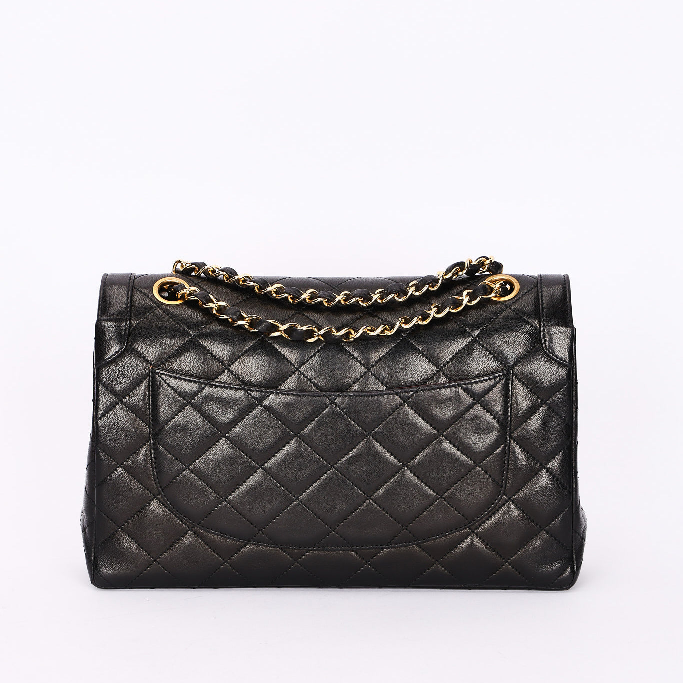 Chanel Single Flap Black Lambskin MMHW