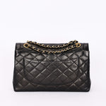 Chanel Single Flap Black Lambskin MMHW