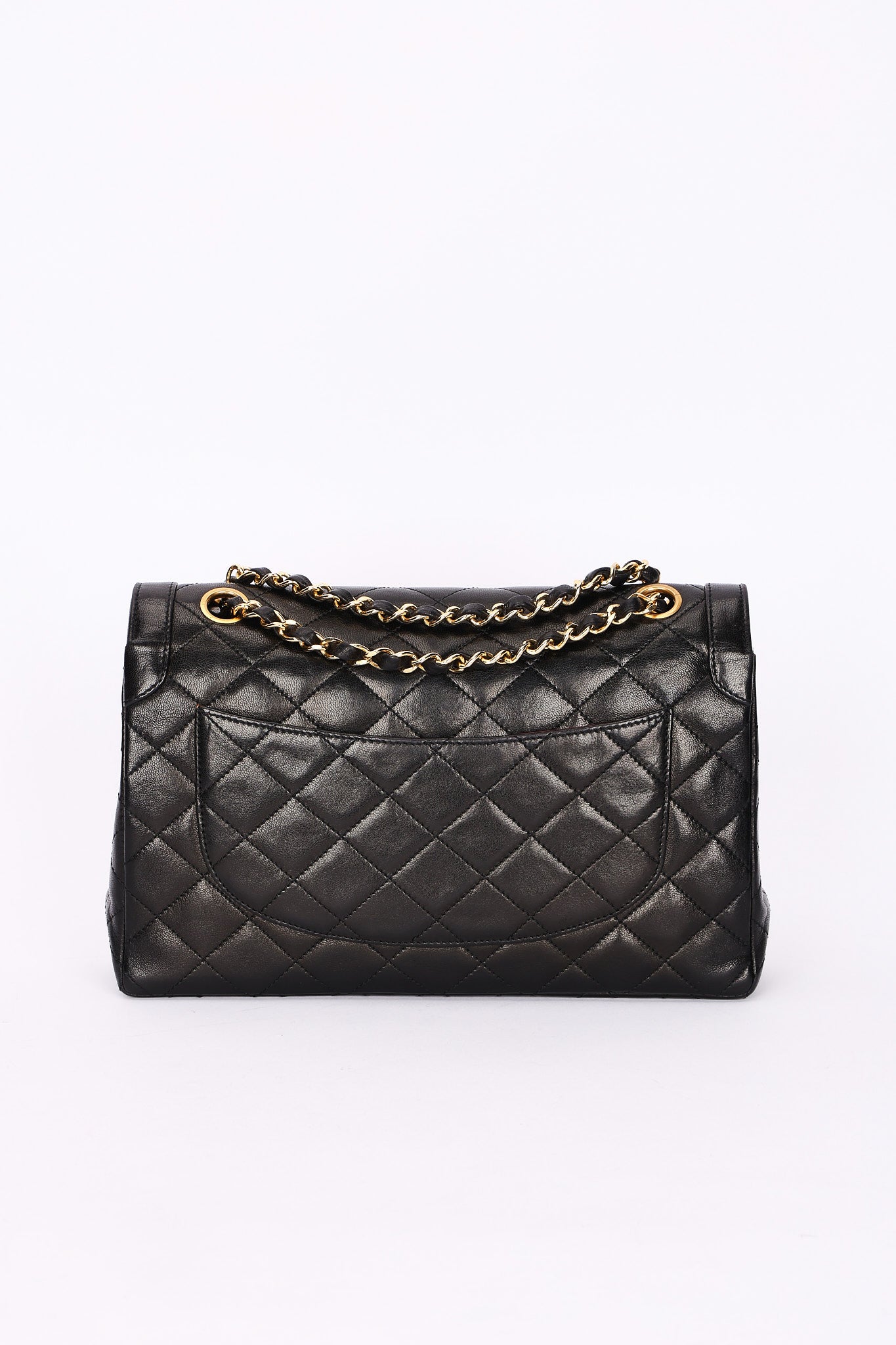 Chanel Single Flap Black Lambskin MMHW