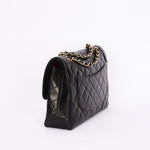 Chanel Single Flap Black Lambskin MMHW