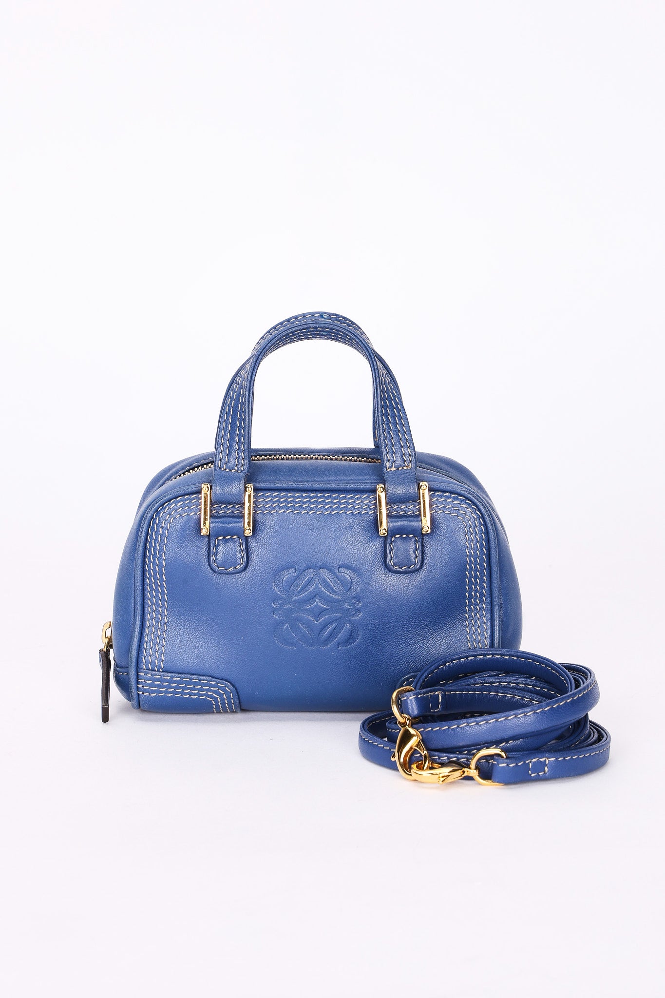 Loewe Mini Amazona Navy