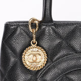 Chanel Timeless Medallion Tote Black Caviar GHW