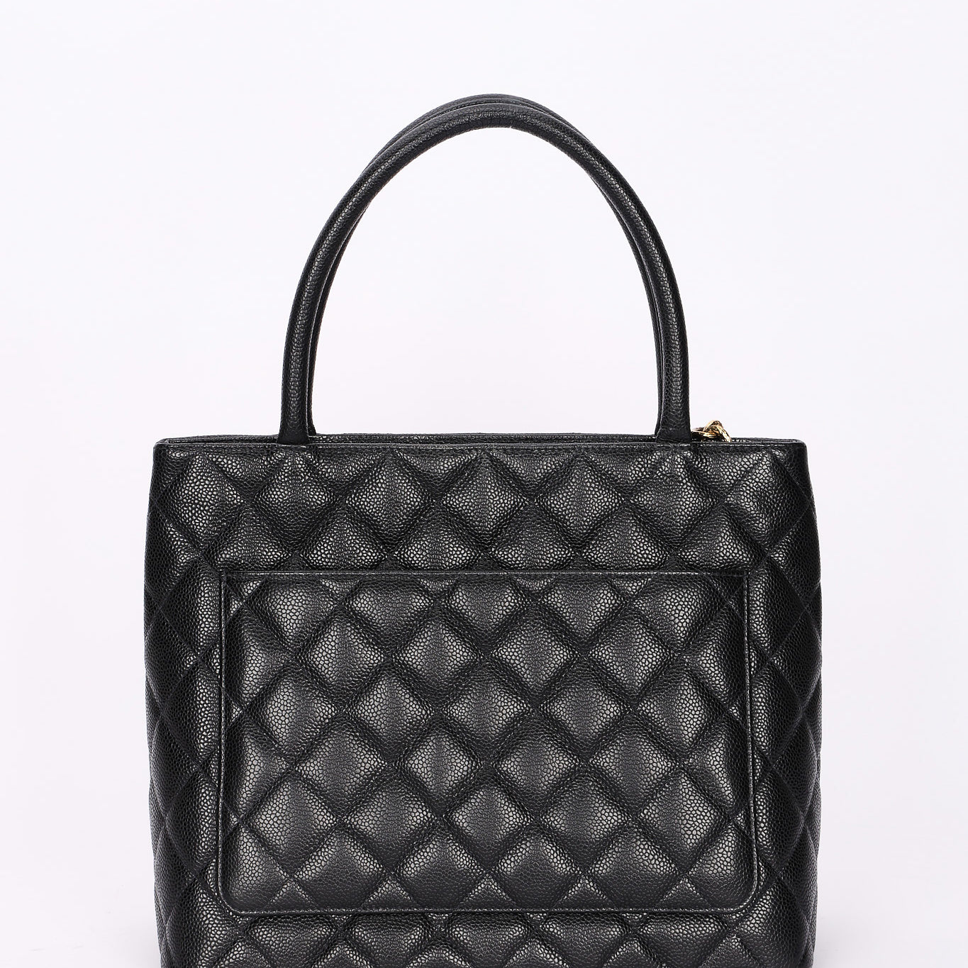 Chanel Timeless Medallion Tote Black Caviar GHW