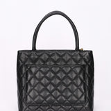 Chanel Timeless Medallion Tote Black Caviar GHW