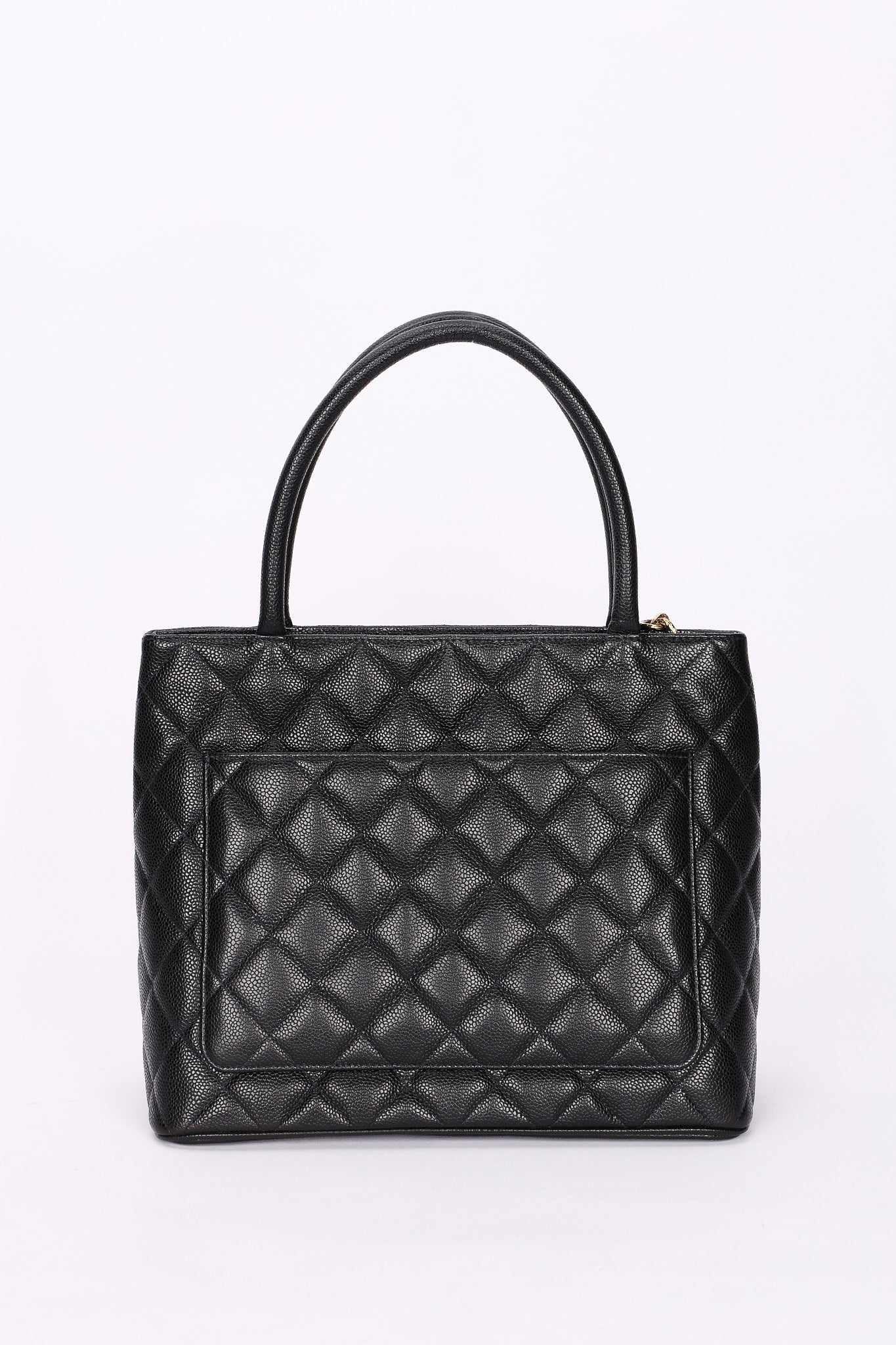 Chanel Timeless Medallion Tote Black Caviar GHW