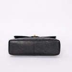 Chanel Jumbo Classic Single Flap Black Caviar 24K GP