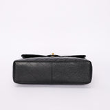 Chanel Jumbo Classic Single Flap Black Caviar 24K GP