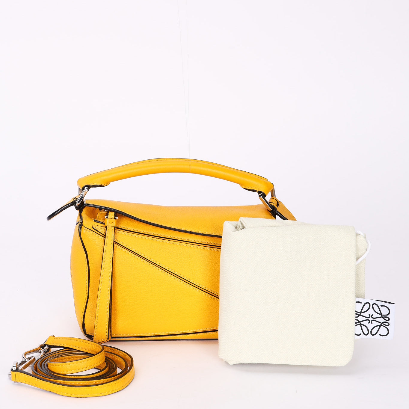 Loewe Mini Puzzle Bag Yellow