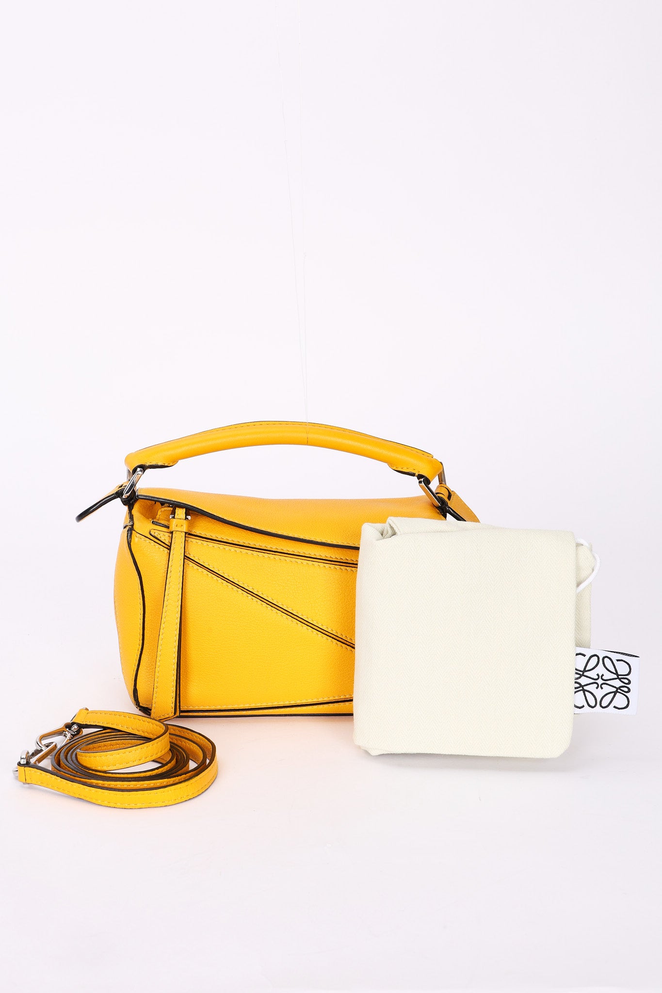 Loewe Mini Puzzle Bag Yellow