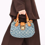 Louis Vuitton Monogram Mini Denim Pleaty