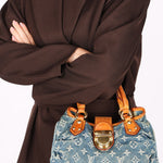 Louis Vuitton Monogram Mini Denim Pleaty