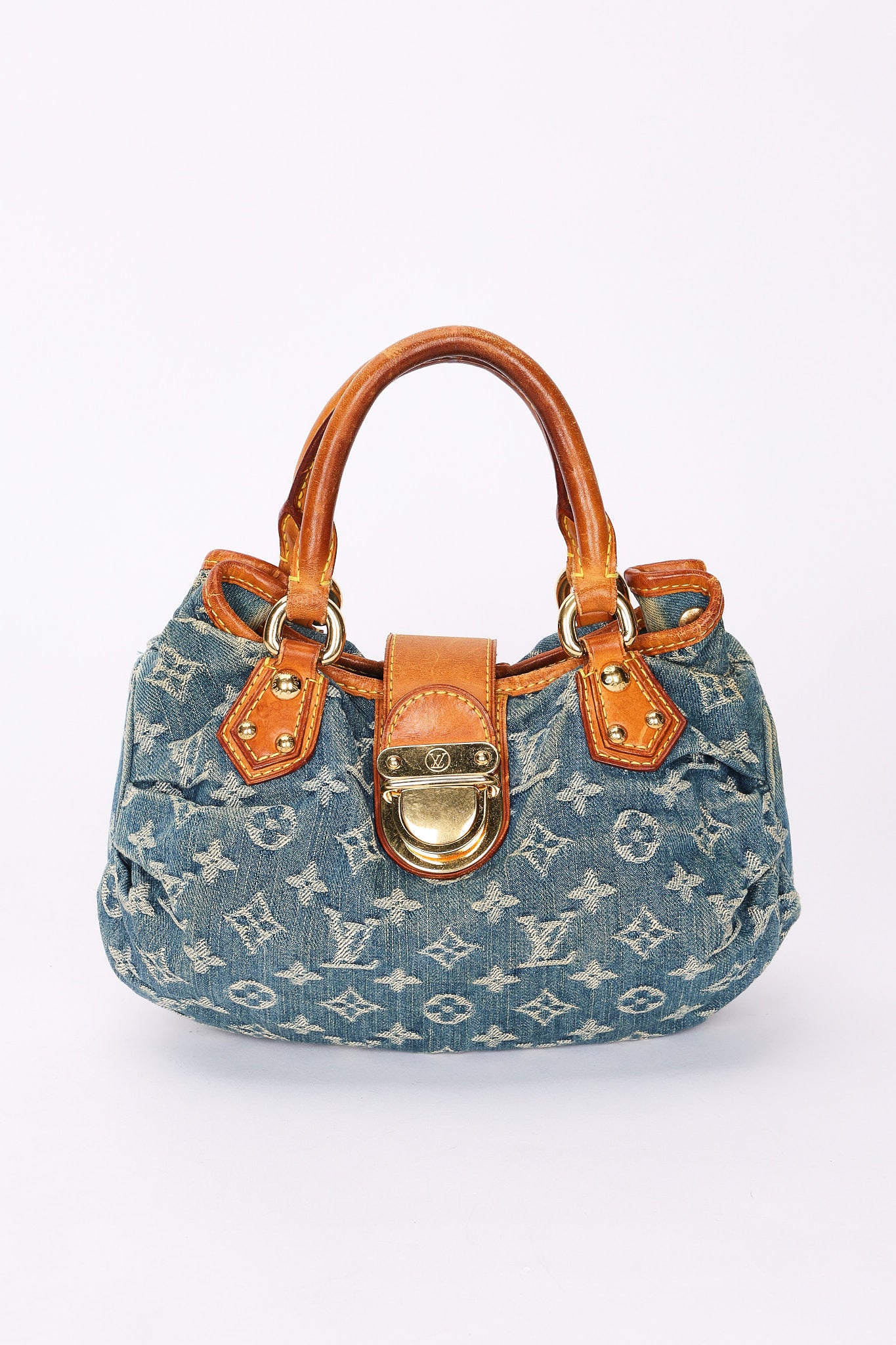 Louis Vuitton Monogram Mini Denim Pleaty