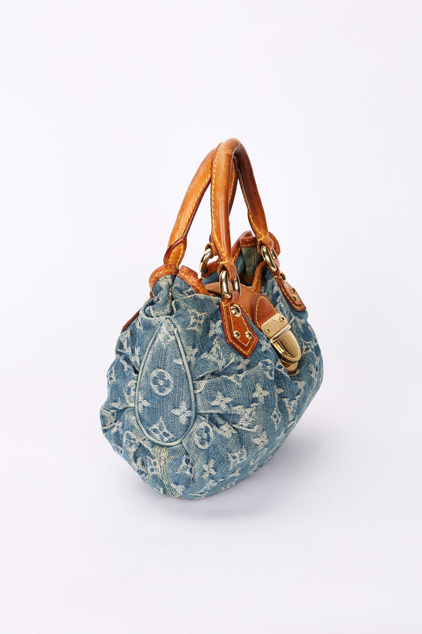 Louis Vuitton Monogram Mini Denim Pleaty