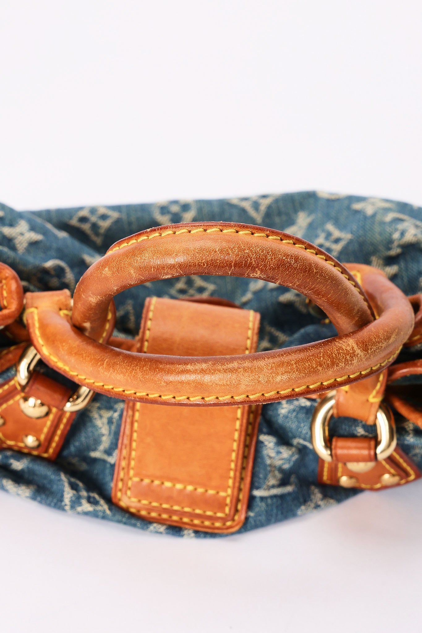 Louis Vuitton Monogram Mini Denim Pleaty