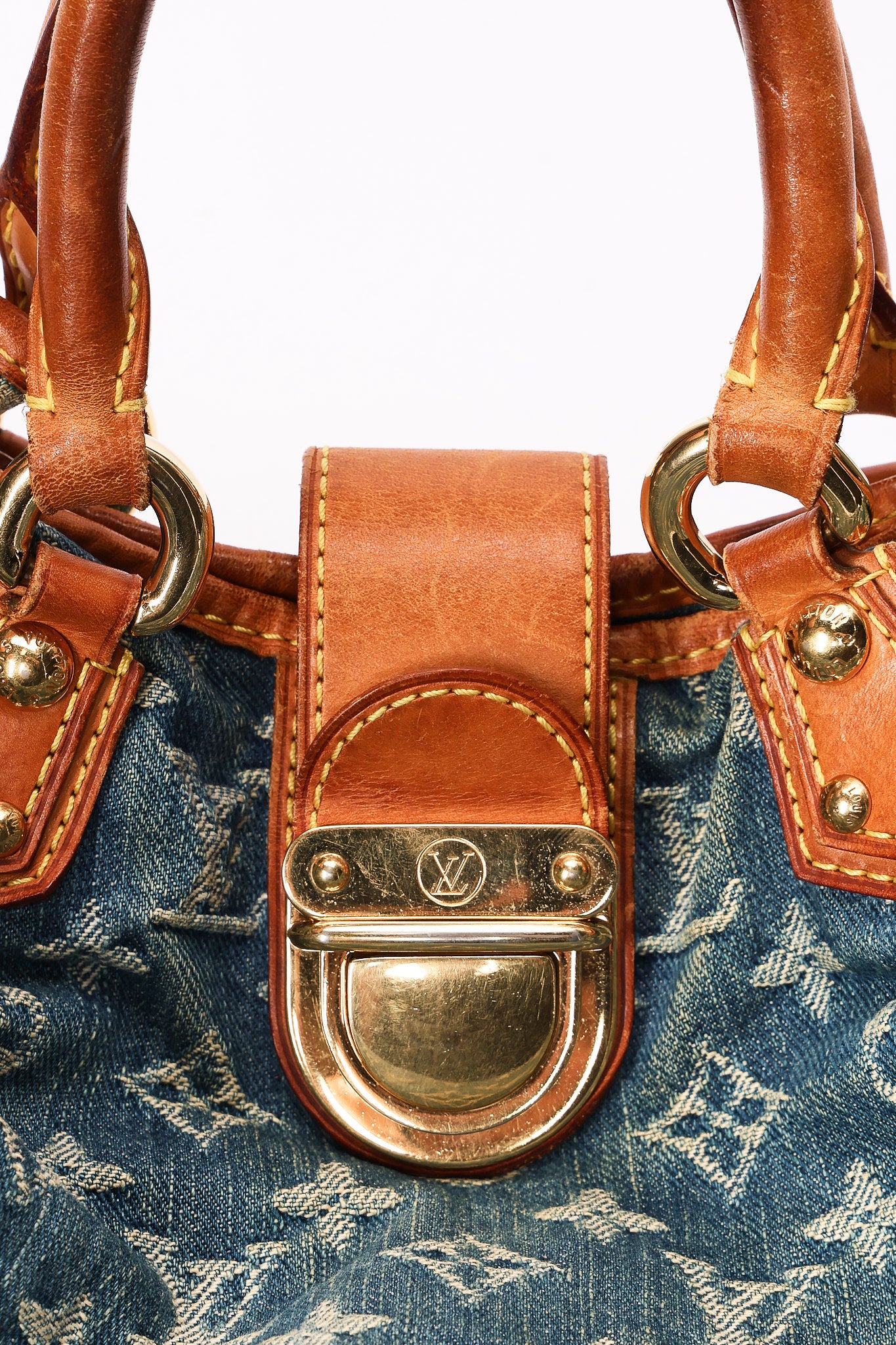 Louis Vuitton Monogram Mini Denim Pleaty