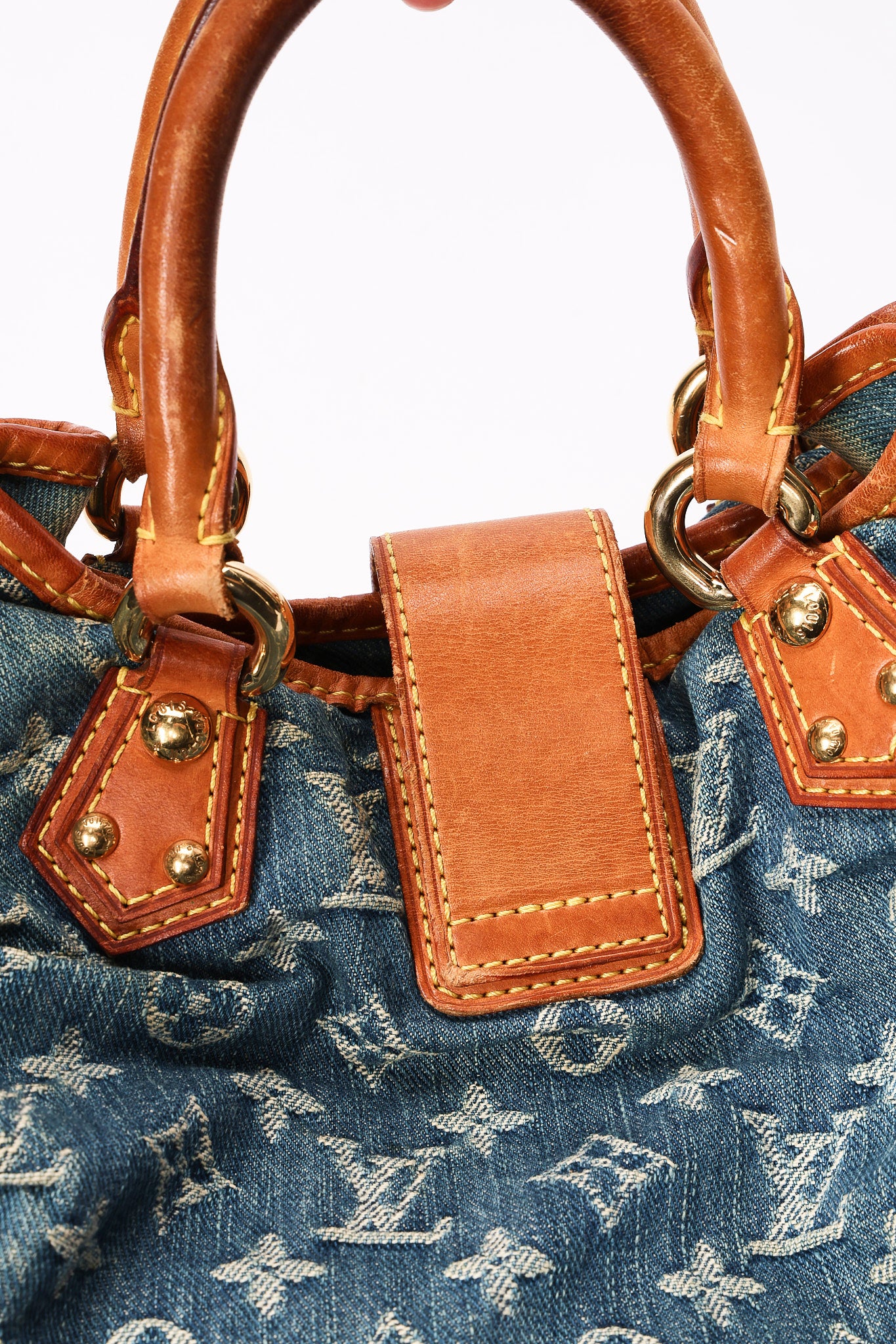 Louis Vuitton Monogram Mini Denim Pleaty