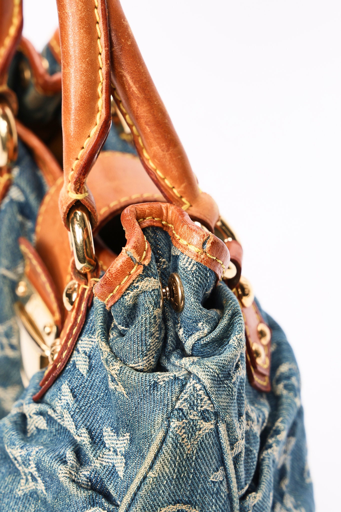 Louis Vuitton Monogram Mini Denim Pleaty