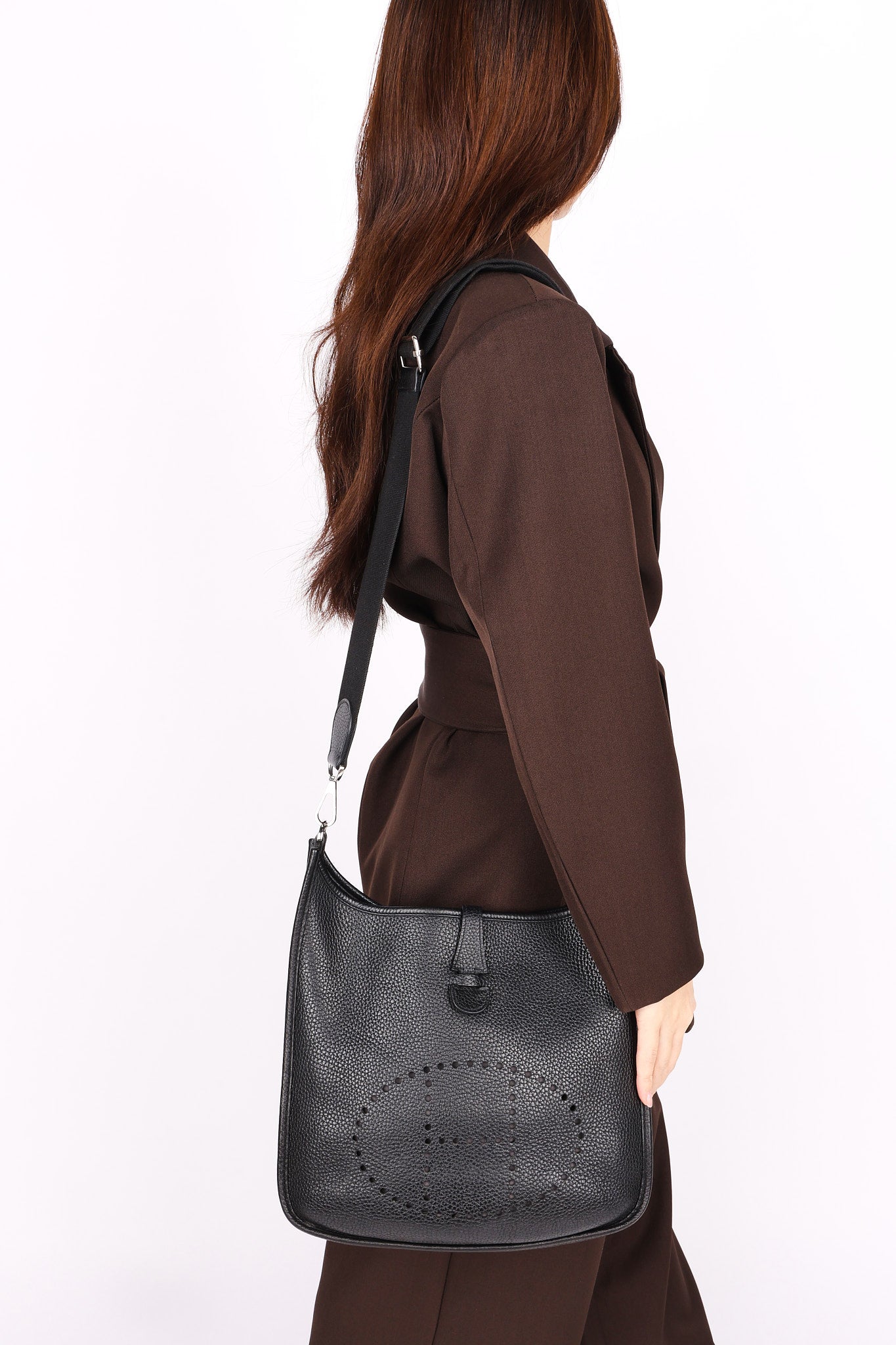 Hermès Evelyne PM Noir Clemence 2018 PHW