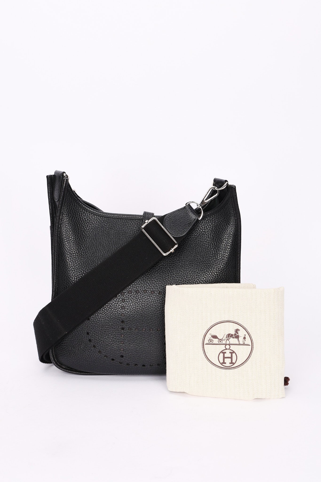 Hermès Evelyne PM Noir Clemence 2018 PHW