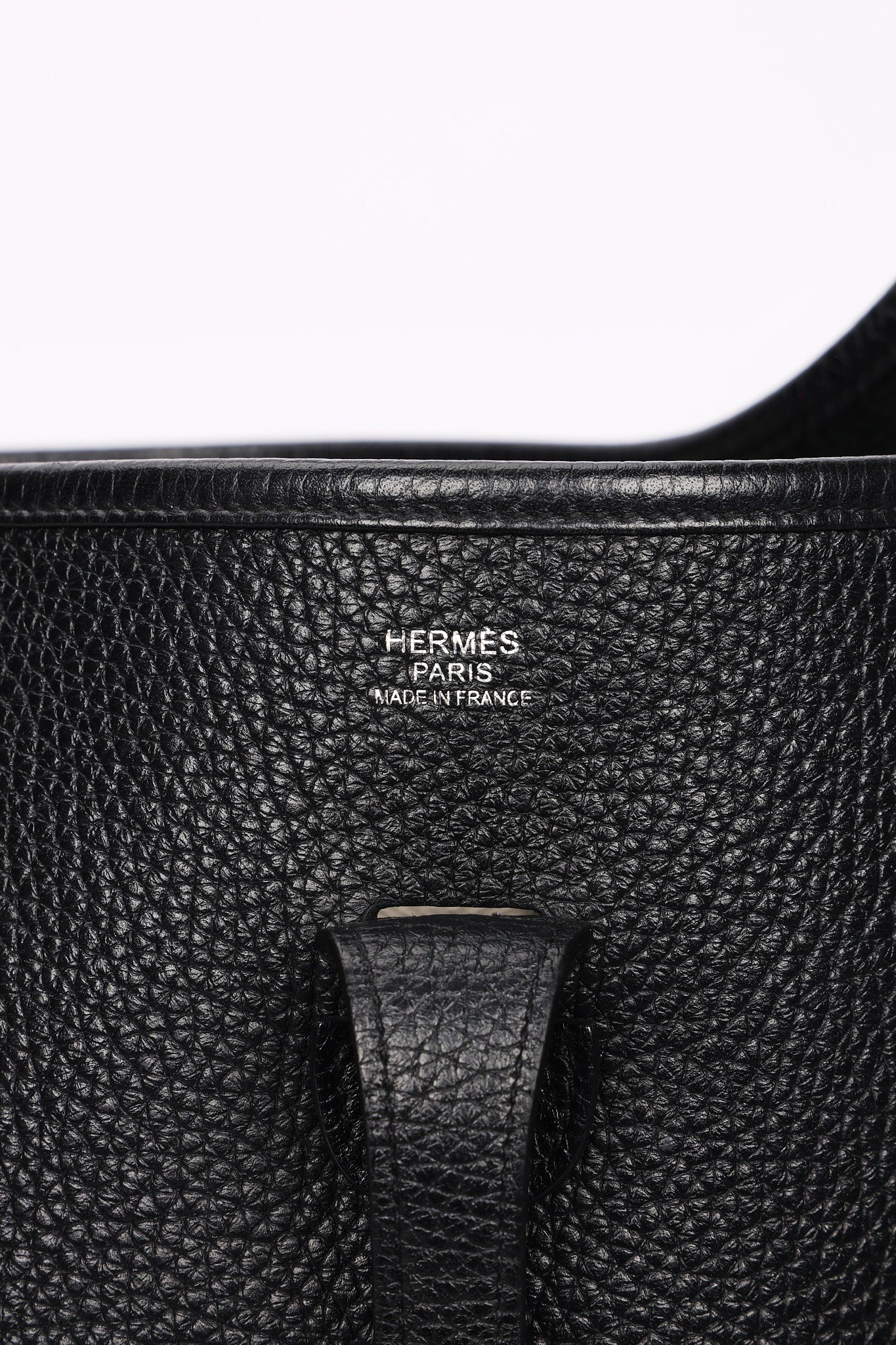 Hermès Evelyne PM Noir Clemence 2018 PHW