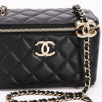 Chanel Vanity Bag Black Lambskin CGHW