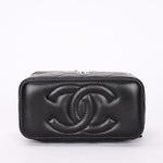Chanel Vanity Bag Black Lambskin CGHW