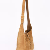 Saint Laurent Baby Le 5 A 7 Suede Shoulder Bag