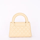 Chanel Nano Kelly Shopper Cream Lambskin AGHW