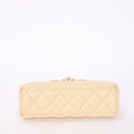 Chanel Nano Kelly Shopper Cream Lambskin AGHW