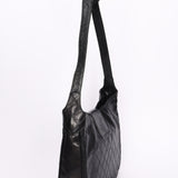 Chanel Turnlock Shoulder Bag with Pouch Black Lambskin 24K GP