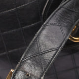 Chanel Turnlock Shoulder Bag with Pouch Black Lambskin 24K GP