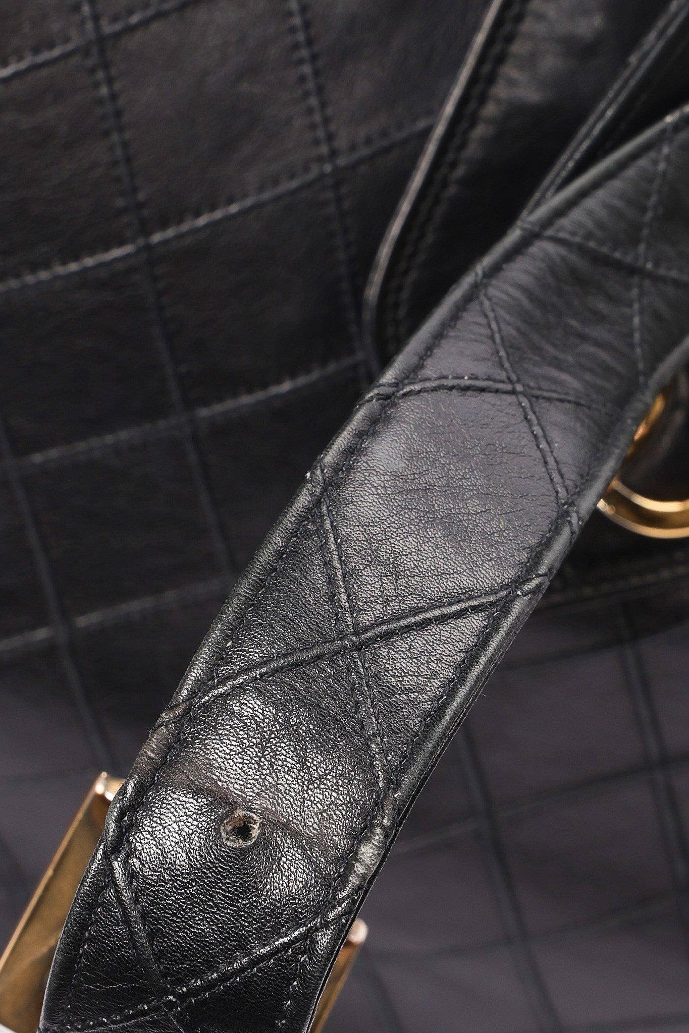 Chanel Turnlock Shoulder Bag with Pouch Black Lambskin 24K GP