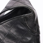 Chanel Turnlock Shoulder Bag with Pouch Black Lambskin 24K GP
