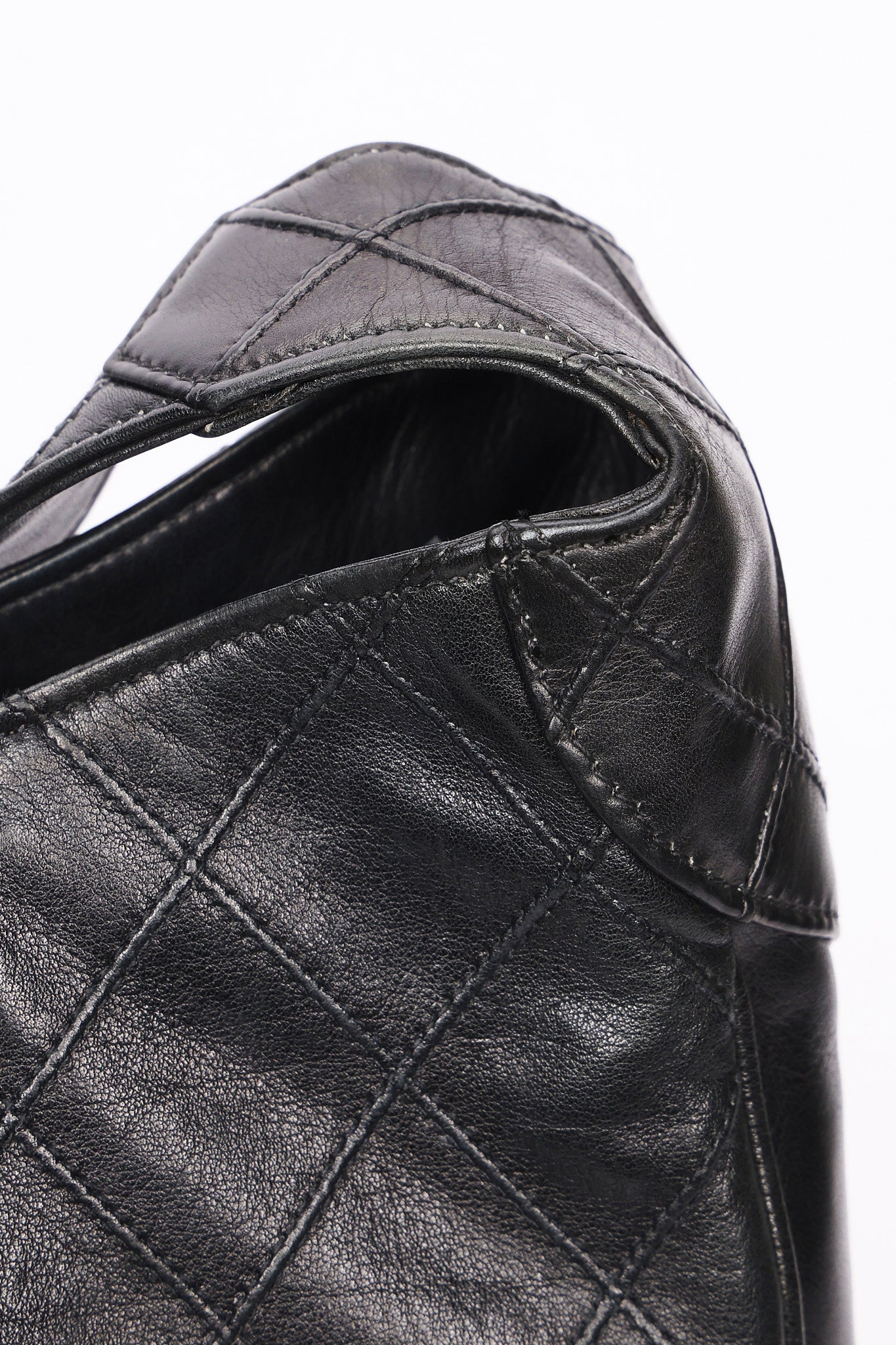 Chanel Turnlock Shoulder Bag with Pouch Black Lambskin 24K GP