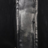 Chanel Turnlock Shoulder Bag with Pouch Black Lambskin 24K GP