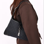 Gucci Monogram Canvas Jackie Shoulder Bag