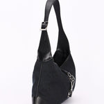 Gucci Monogram Canvas Jackie Shoulder Bag