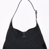 Gucci Monogram Canvas Jackie Shoulder Bag
