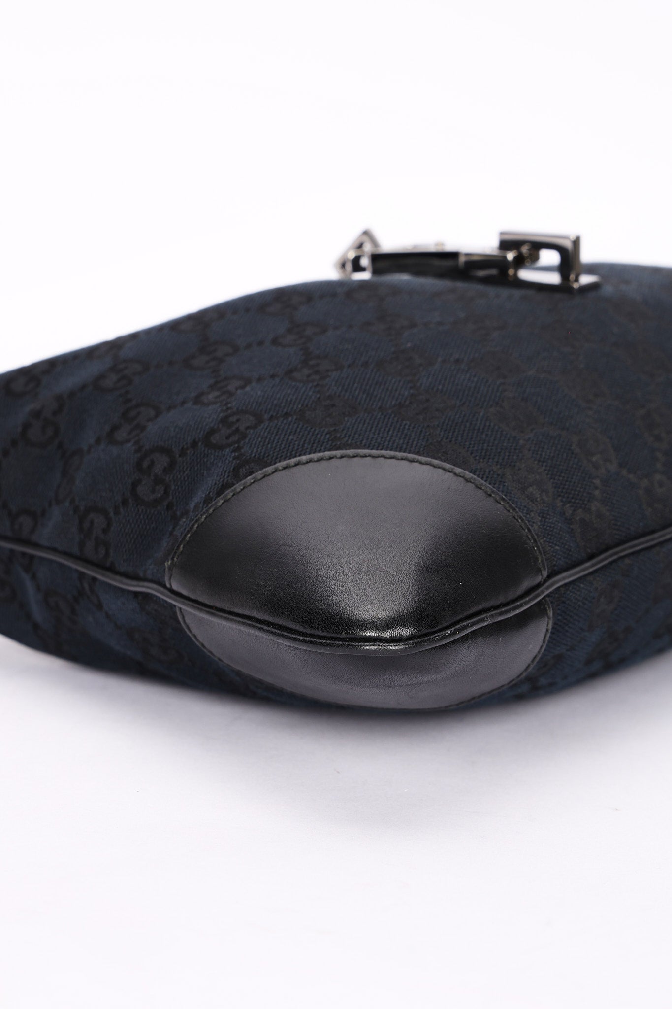 Gucci Monogram Canvas Jackie Shoulder Bag