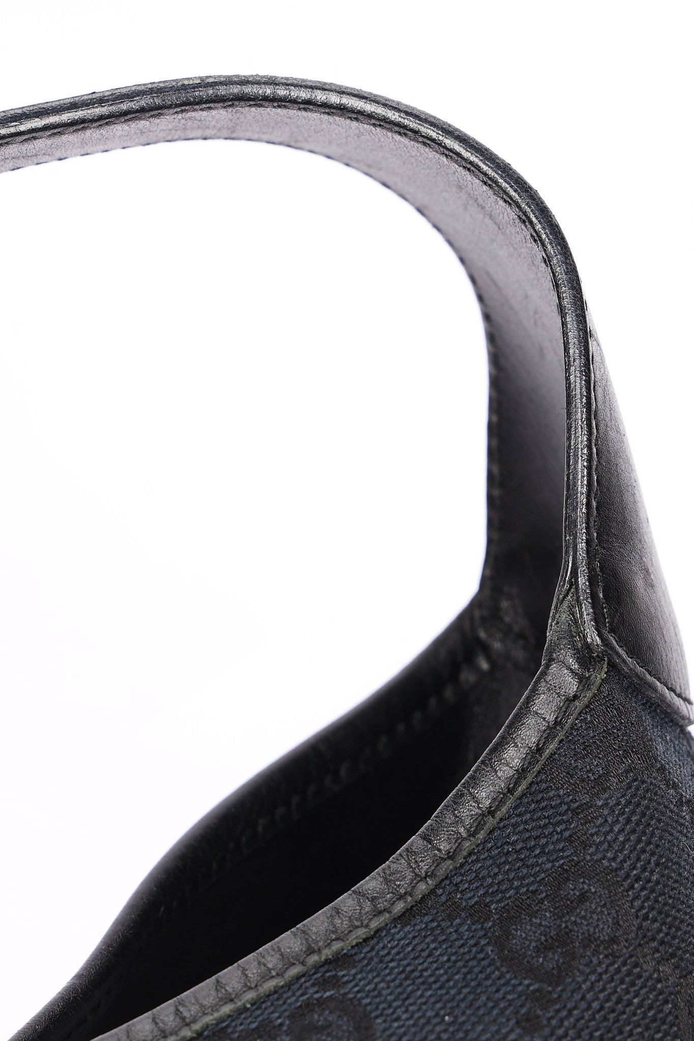 Gucci Monogram Canvas Jackie Shoulder Bag