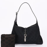 Gucci Monogram Canvas Jackie Shoulder Bag
