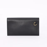 Hermès Kelly Pocket Long Wallet with Wrist Strap Noir (leather) GHW