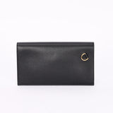 Hermès Kelly Pocket Long Wallet with Wrist Strap Noir (leather) GHW