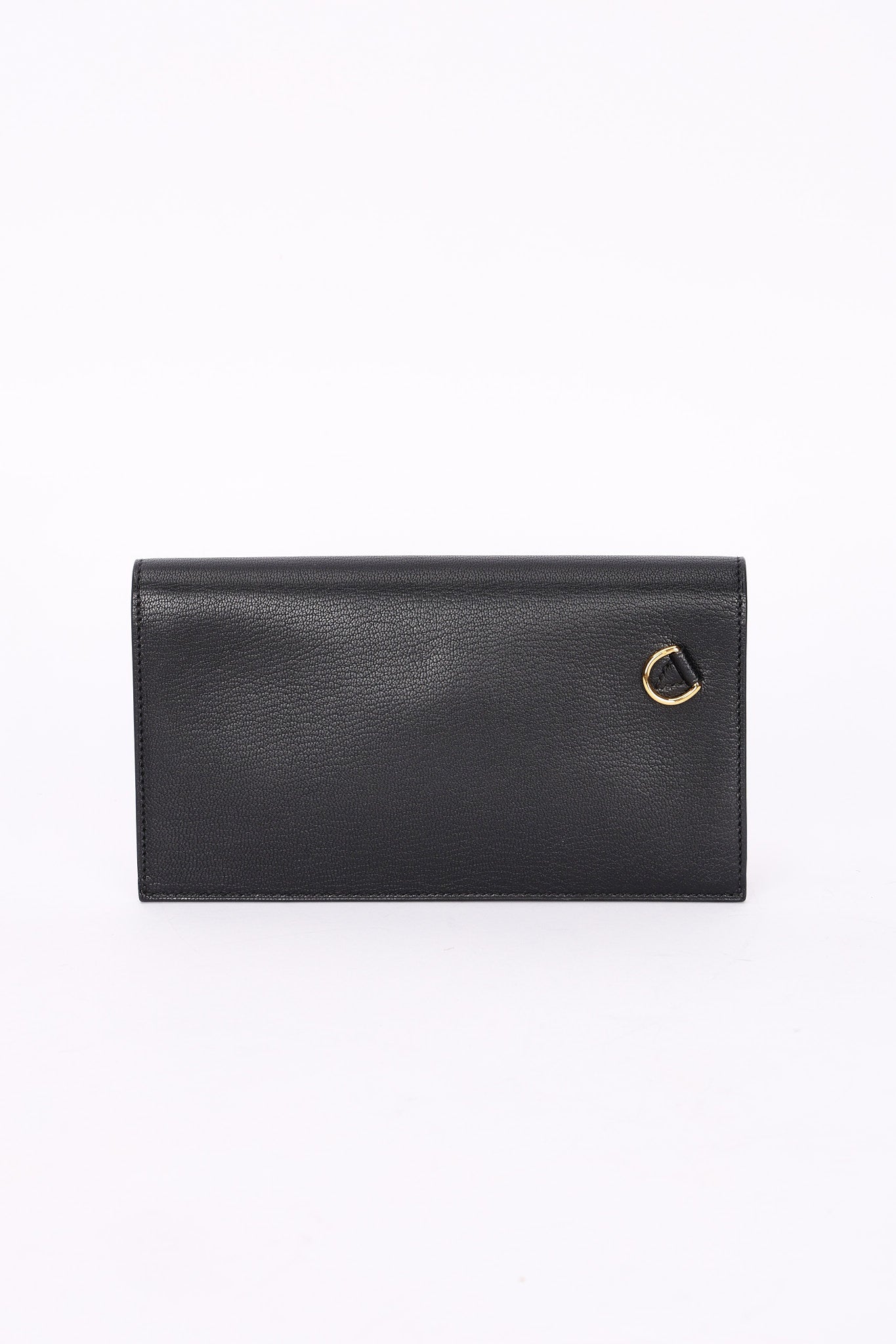 Hermès Kelly Pocket Long Wallet with Wrist Strap Noir (leather) GHW
