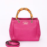 Gucci Small Bamboo Shopper Tote Magenta