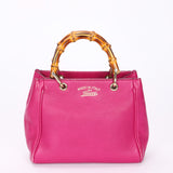 Gucci Small Bamboo Shopper Tote Magenta