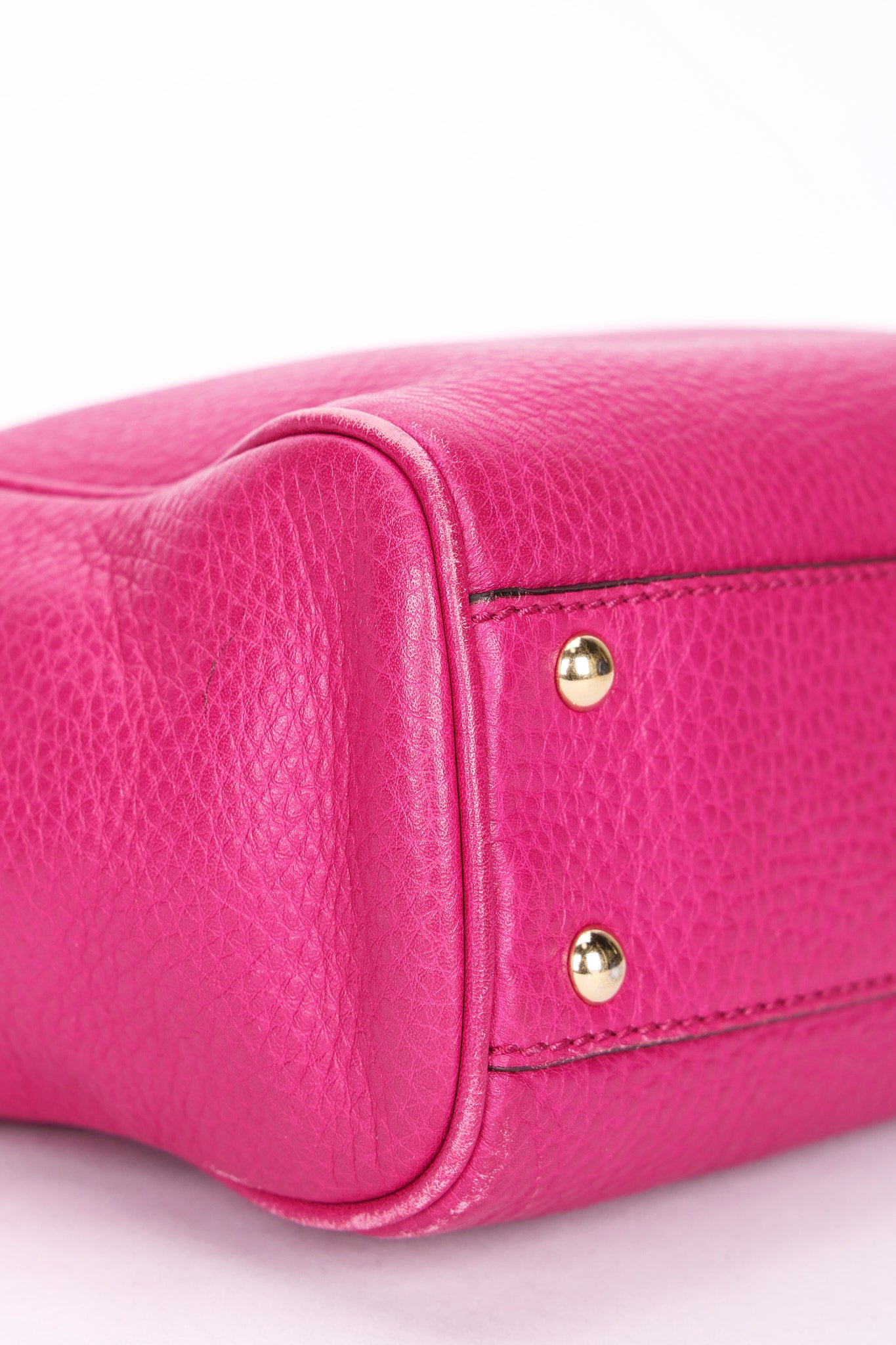 Gucci Small Bamboo Shopper Tote Magenta