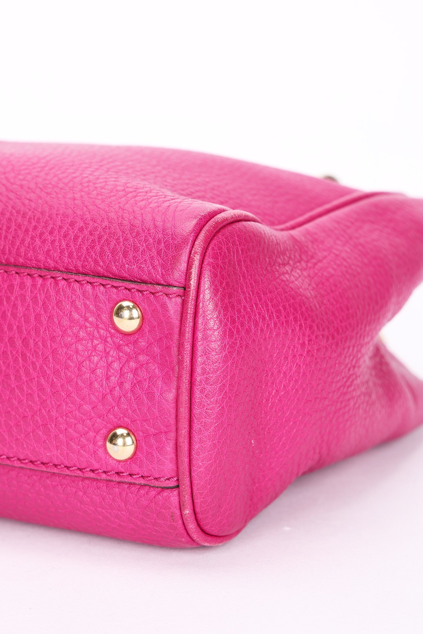 Gucci Small Bamboo Shopper Tote Magenta
